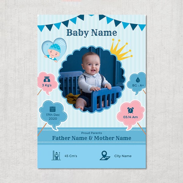 Royal Baby Design Acrylic Photo Frame