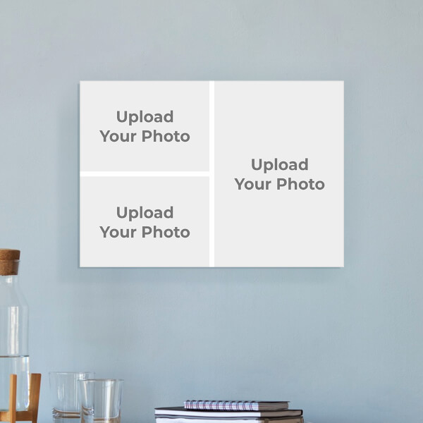 3 Pic Upload Design: Landscape Acrylic Photo Frame with Image Printing – PrintShoppy Photo Frames