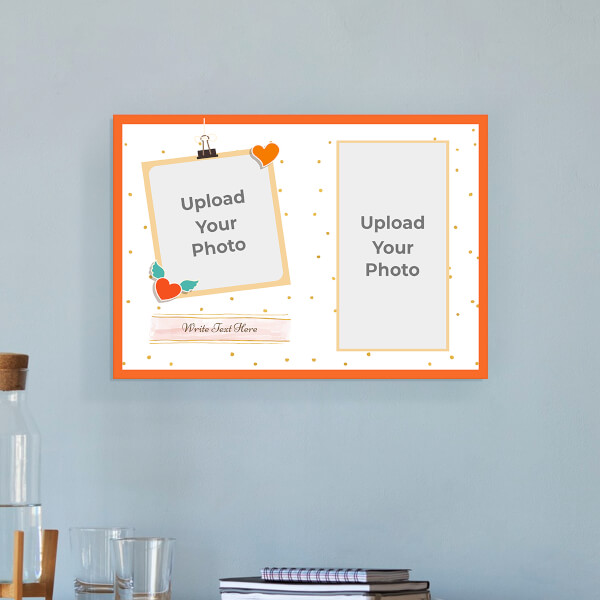 Love Angel in Golden Rain Design: Landscape Acrylic Photo Frame with Image Printing – PrintShoppy Photo Frames