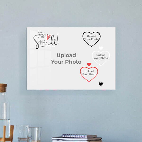 You Make Me Smile Design: Landscape Acrylic Photo Frame with Image Printing – PrintShoppy Photo Frames