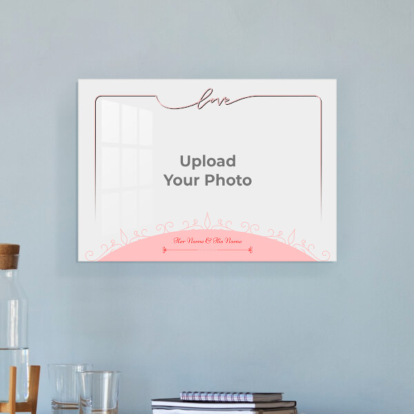 Love Frame Design: Landscape Acrylic Photo Frame with Image Printing – PrintShoppy Photo Frames