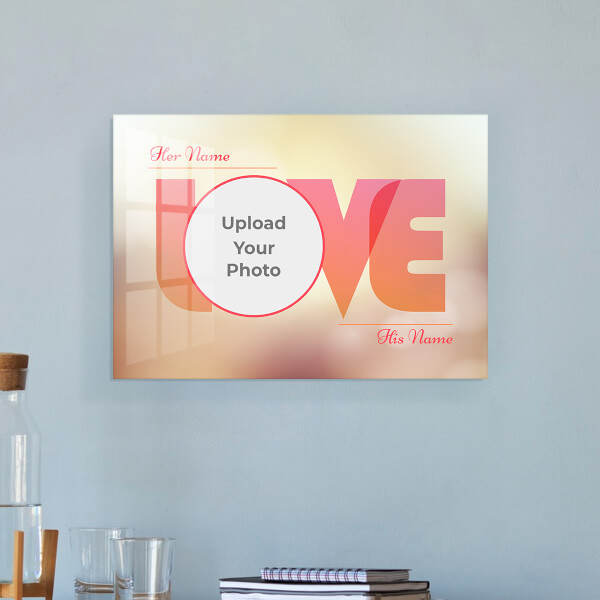 Where There is love There is Life Design: Landscape Acrylic Photo Frame with Image Printing – PrintShoppy Photo Frames