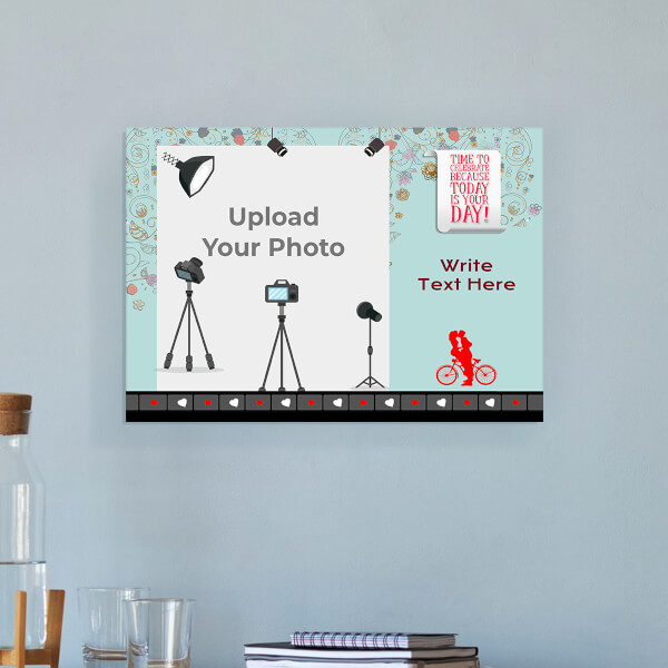 Lights Camera Action Design: Landscape Acrylic Photo Frame with Image Printing – PrintShoppy Photo Frames