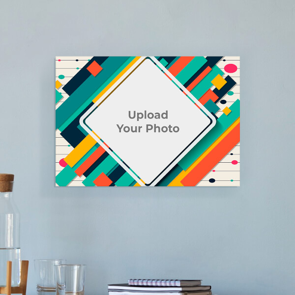 Graphic Abstract Design: Landscape Acrylic Photo Frame with Image Printing – PrintShoppy Photo Frames