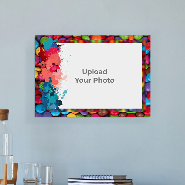 Water Colour Splash Design: Landscape Acrylic Photo Frame with Image Printing – PrintShoppy Photo Frames
