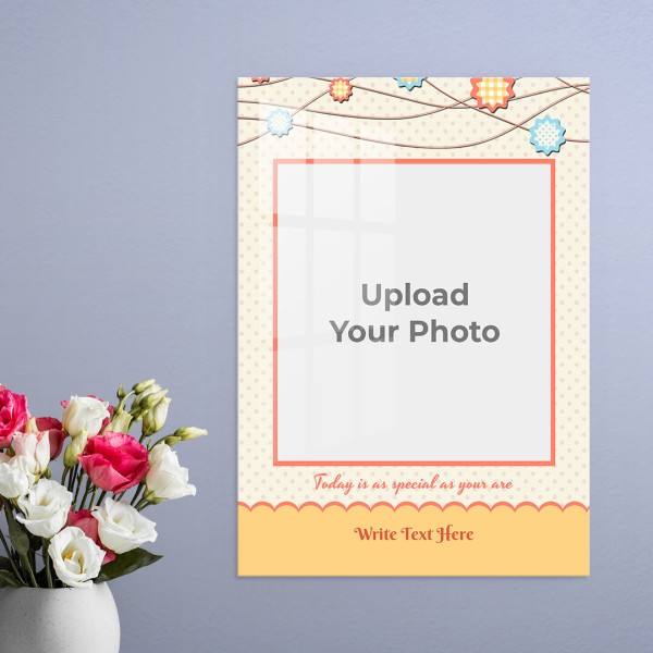 Today is as Special Quotation Design: Portrait Acrylic Photo Frame with Image Printing – PrintShoppy Photo Frames