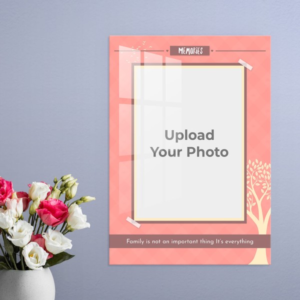Memories Design: Portrait Acrylic Photo Frame with Image Printing – PrintShoppy Photo Frames
