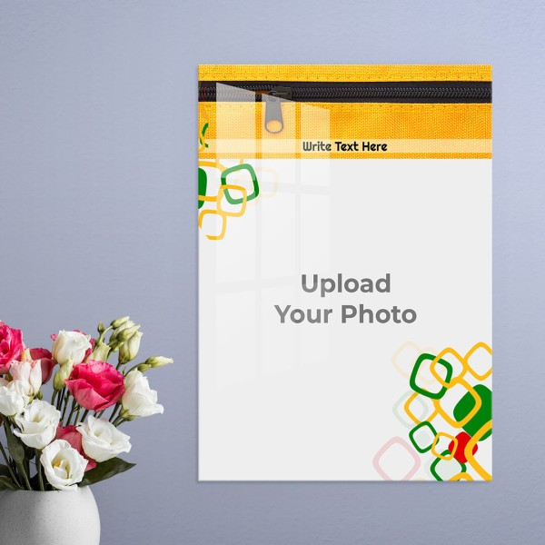 Jean Pocket Design: Portrait Acrylic Photo Frame with Image Printing – PrintShoppy Photo Frames