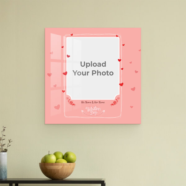 Together Forever with Love Symbols Frame Design: Square Acrylic Photo Frame with Image Printing – PrintShoppy Photo Frames