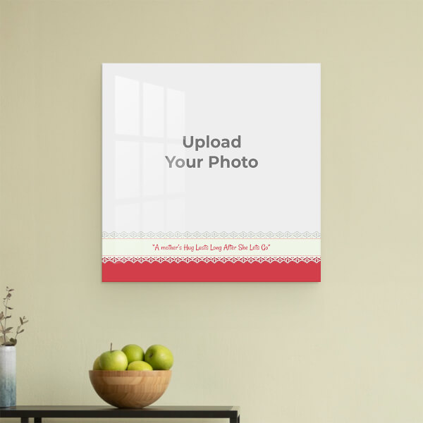Happy Birthday Mom Design: Square Acrylic Photo Frame with Image Printing – PrintShoppy Photo Frames