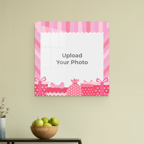 Kids Birthday Wishes: Square Acrylic Photo Frame with Image Printing – PrintShoppy Photo Frames