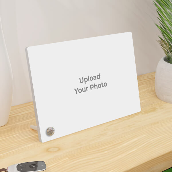 Full Pic Upload Design: Landscape Acrylic Photo Stand with Image Printing – PrintShoppy Acrylic Photo Stand