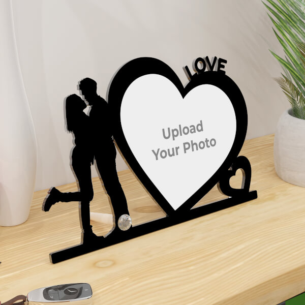 Personalized Neverending Love Acrylic Photo Stand Design