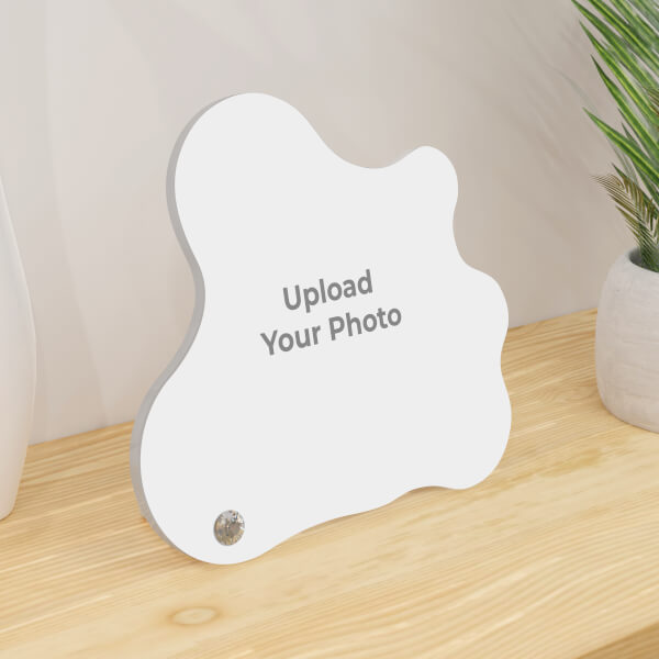 Amoeba Shaped Custom Acrylic Desk Stand