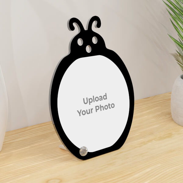 Customized Acrylic Photo Stand With Image On Bee Design