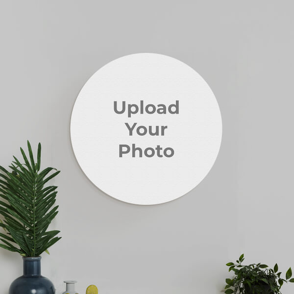 Full Pic Upload Design: Round Aluminium Photo Frame with Image Printing – PrintShoppy Photo Frames