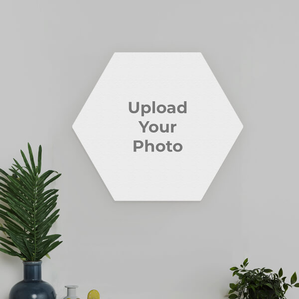 Full Pic Upload Design: Hexagon Aluminium Photo Frame with Image Printing – PrintShoppy Photo Frames