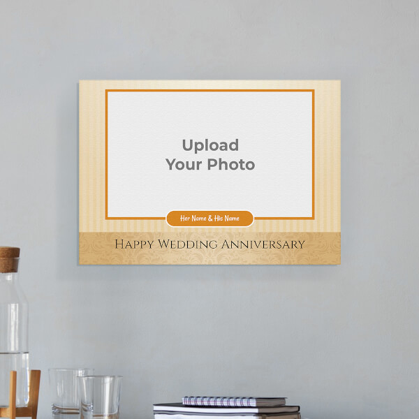 Wedding Anniversary Special Design: Landscape Aluminium Photo Frame with Image Printing – PrintShoppy Photo Frames