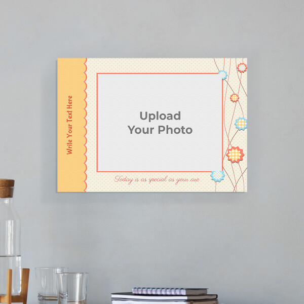 Today is as Special Quotation Design: Landscape Aluminium Photo Frame with Image Printing – PrintShoppy Photo Frames