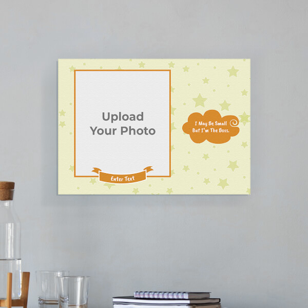 Stars Background with Quotation Design: Landscape Aluminium Photo Frame with Image Printing – PrintShoppy Photo Frames