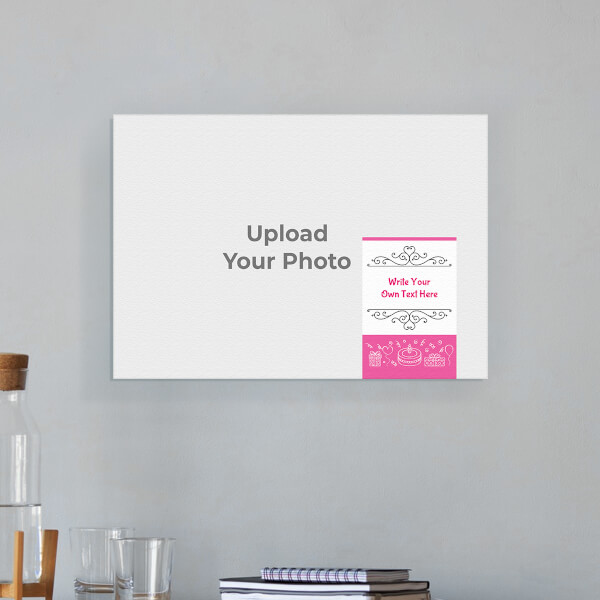 Birthday Special Design: Landscape Aluminium Photo Frame with Image Printing – PrintShoppy Photo Frames