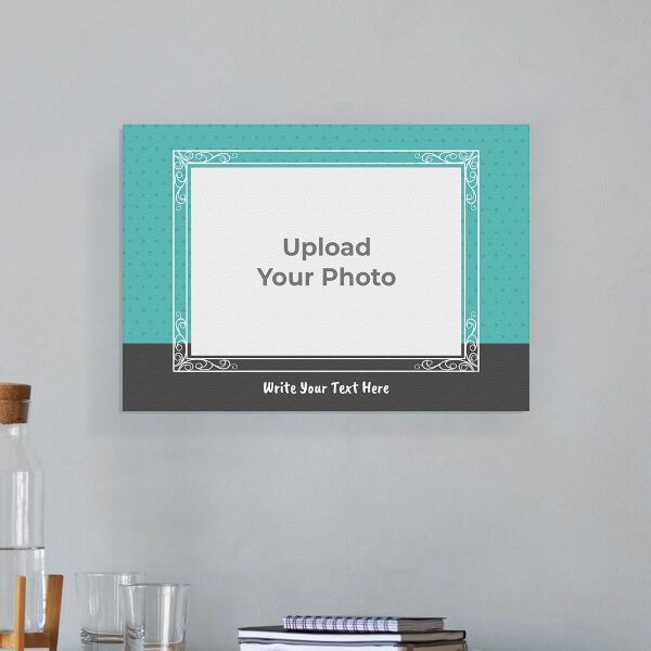 Happy Birthday Grand Pa Design: Landscape Aluminium Photo Frame with Image Printing – PrintShoppy Photo Frames