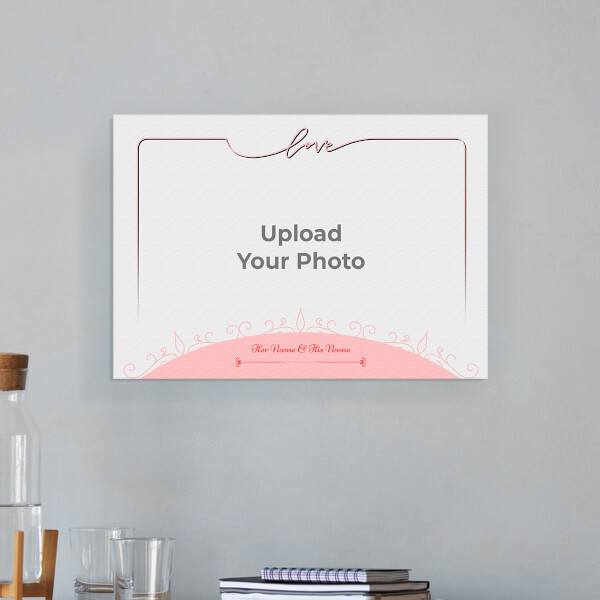 Love Frame Design: Landscape Aluminium Photo Frame with Image Printing – PrintShoppy Photo Frames