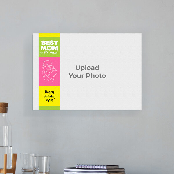 Mom and Baby Line Art Design: Landscape Aluminium Photo Frame with Image Printing – PrintShoppy Photo Frames