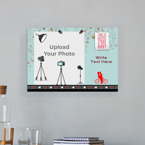 Lights Camera Action Design: Landscape Aluminium Photo Frame with Image Printing – PrintShoppy Photo Frames