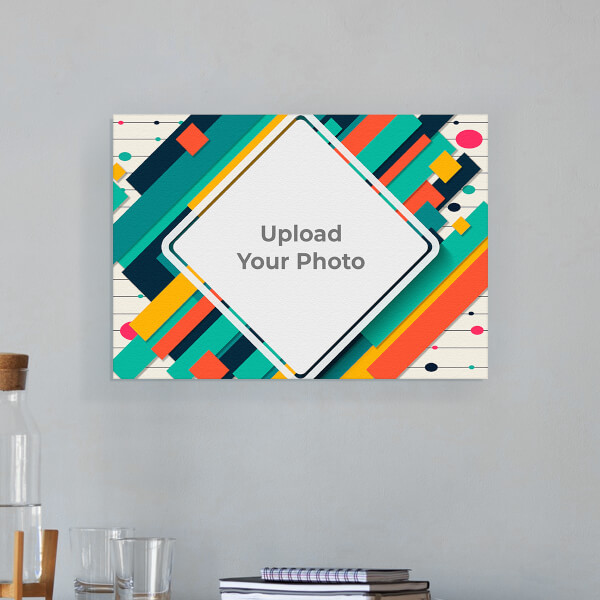 Graphic Abstract Design: Landscape Aluminium Photo Frame with Image Printing – PrintShoppy Photo Frames