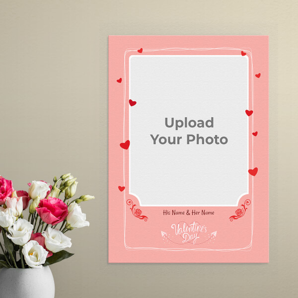 Together Forever with Love Symbols Frame Design: Portrait Aluminium Photo Frame with Image Printing – PrintShoppy Photo Frames