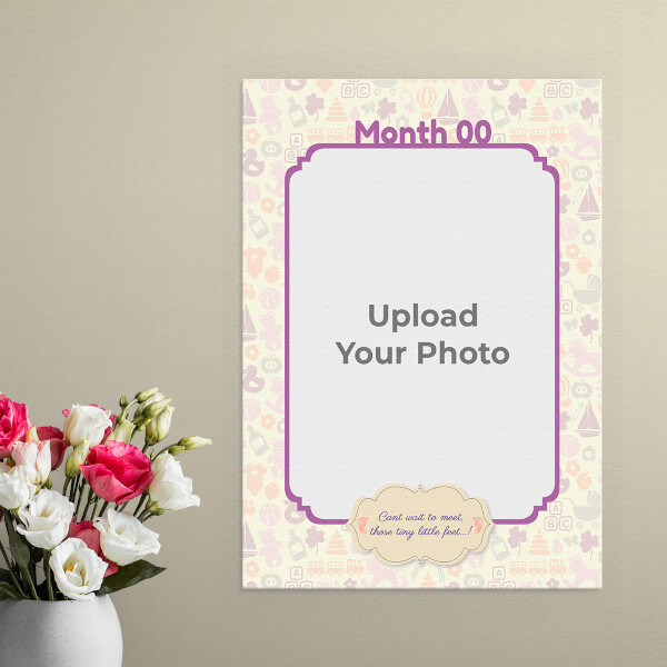 Tiny Little Feet Baby Design: Portrait Aluminium Photo Frame with Image Printing – PrintShoppy Photo Frames