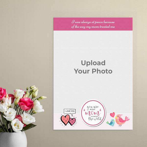 Best Mom Design: Portrait Aluminium Photo Frame with Image Printing – PrintShoppy Photo Frames