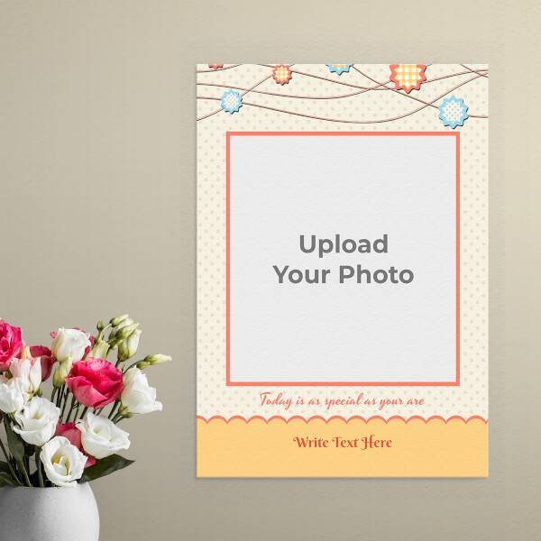 Today is as Special Quotation Design: Portrait Aluminium Photo Frame with Image Printing – PrintShoppy Photo Frames