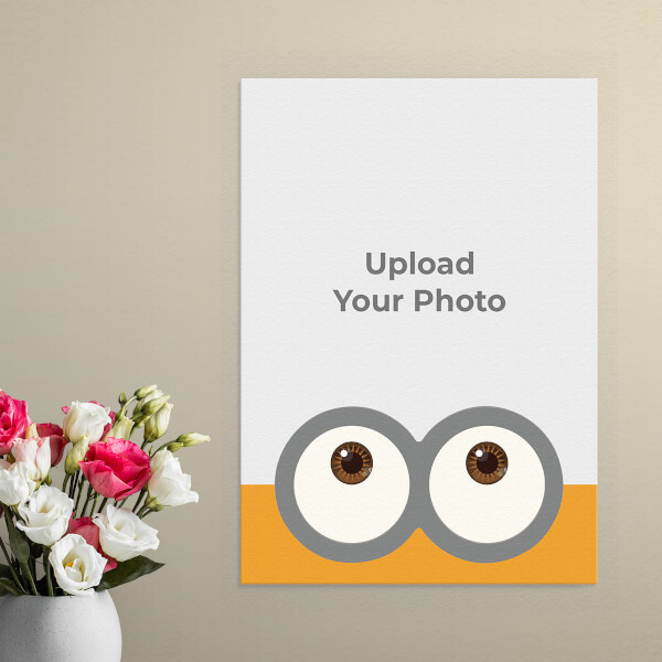 I have Got Eyes On You Design: Portrait Aluminium Photo Frame with Image Printing – PrintShoppy Photo Frames