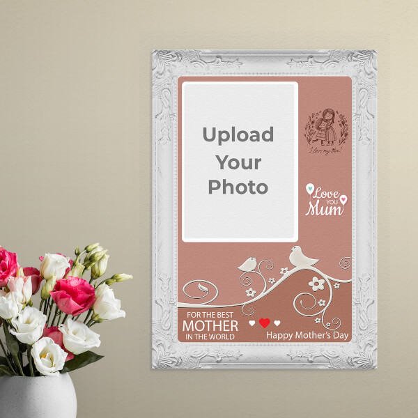 Mothers Day Special Design: Portrait Aluminium Photo Frame with Image Printing – PrintShoppy Photo Frames