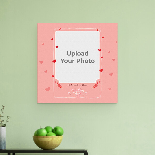 Together Forever with Love Symbols Frame Design: Square Aluminium Photo Frame with Image Printing – PrintShoppy Photo Frames