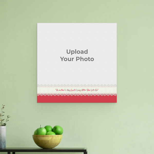 Happy Birthday Mom Design: Square Aluminium Photo Frame with Image Printing – PrintShoppy Photo Frames