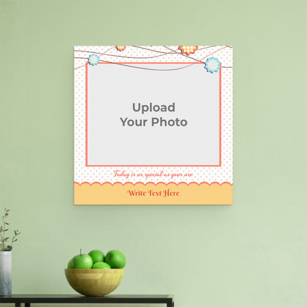 Today is as Special Quotation Design: Square Aluminium Photo Frame with Image Printing – PrintShoppy Photo Frames