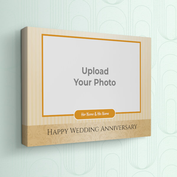 Wedding Anniversary Special Design: Landscape canvas Photo Frame with Image Printing – PrintShoppy Photo Frames