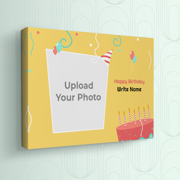Birthday Blast Design: Landscape canvas Photo Frame with Image Printing – PrintShoppy Photo Frames