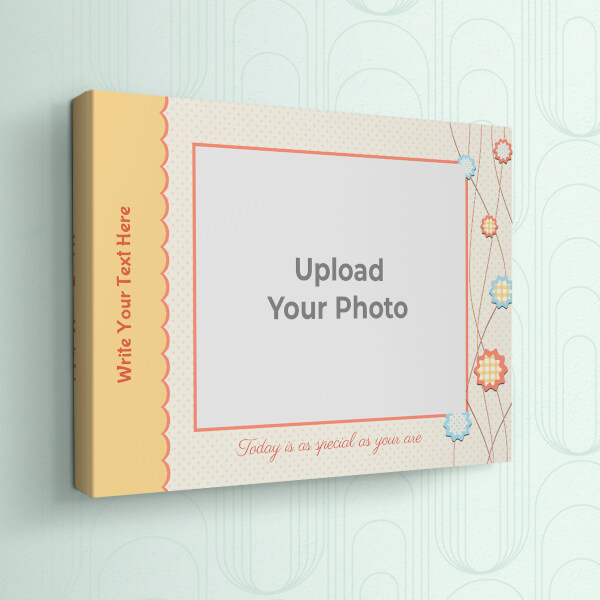 Today is as Special Quotation Design: Landscape canvas Photo Frame with Image Printing – PrintShoppy Photo Frames