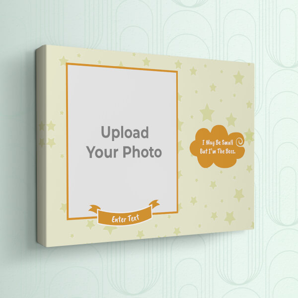 Stars Background with Quotation Design: Landscape canvas Photo Frame with Image Printing – PrintShoppy Photo Frames