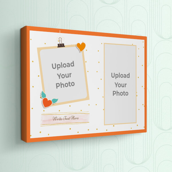 Love Angel in Golden Rain Design: Landscape canvas Photo Frame with Image Printing – PrintShoppy Photo Frames