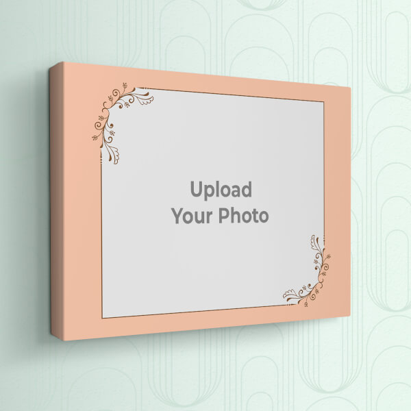 Vintage Floral Frame Design: Landscape canvas Photo Frame with Image Printing – PrintShoppy Photo Frames