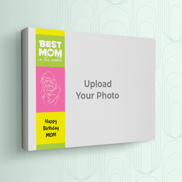 Mom and Baby Line Art Design: Landscape canvas Photo Frame with Image Printing – PrintShoppy Photo Frames
