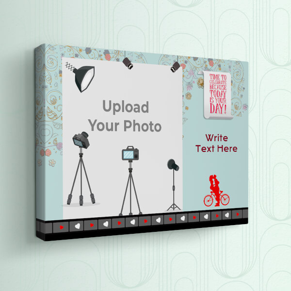 Lights Camera Action Design: Landscape canvas Photo Frame with Image Printing – PrintShoppy Photo Frames