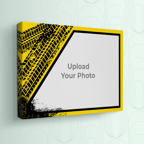 Yellow Graffiti Frame Design: Landscape canvas Photo Frame with Image Printing – PrintShoppy Photo Frames