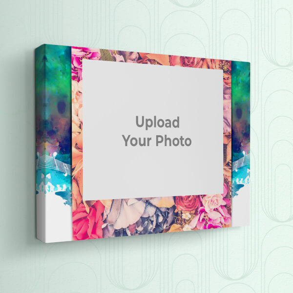 Happiness with Family Quotation Design: Landscape canvas Photo Frame with Image Printing – PrintShoppy Photo Frames