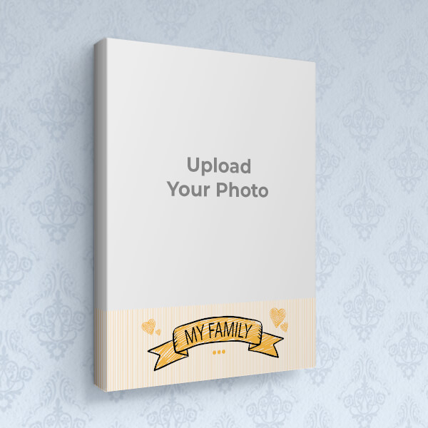 My Family Design: Portrait canvas Photo Frame with Image Printing – PrintShoppy Photo Frames